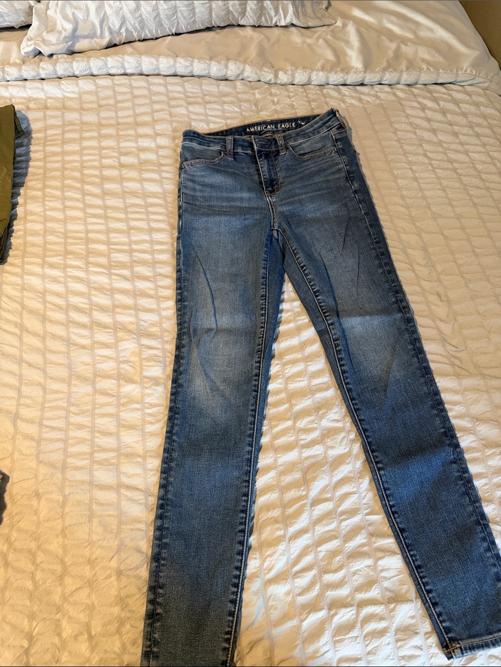 American Eagle Outfitters Women's Medium Blue Skinny Jeans